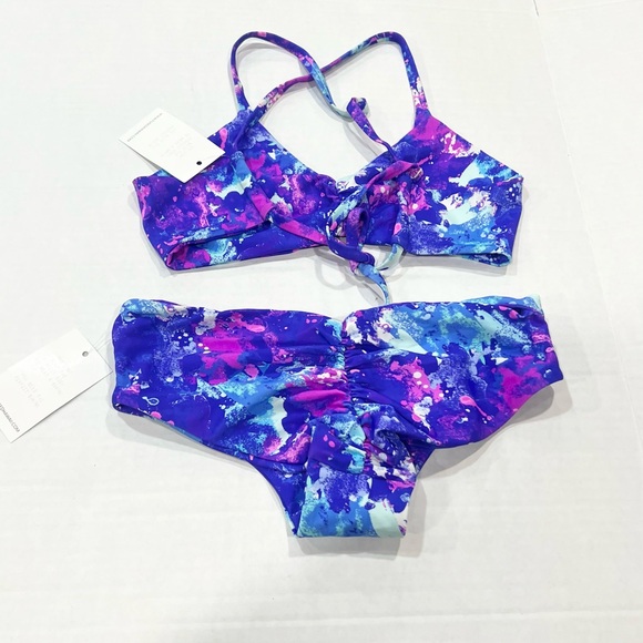 Fused Hawaii | 2pc Set Colorful Print Swimsuit - Picture 2 of 4